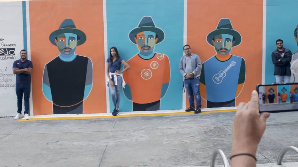 Murales que transforman: La vida sonríe entre colores en Los Palos Grandes